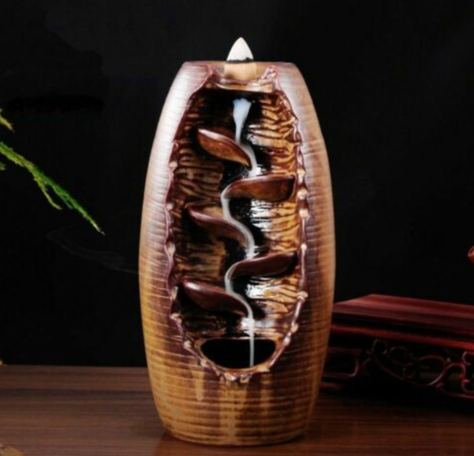 Brown Roadcraft Tower Backflow Incense Burner