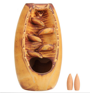 Brown Roadcraft Tower Backflow Incense Burner