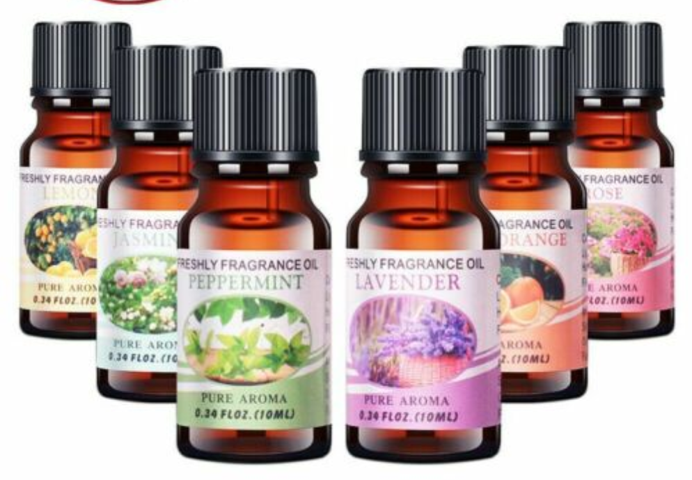 6 or 12 Pure & Natural Essential Oil Set