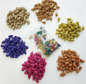 50 pcs Aromatic Cones for Backflow Incense Burner