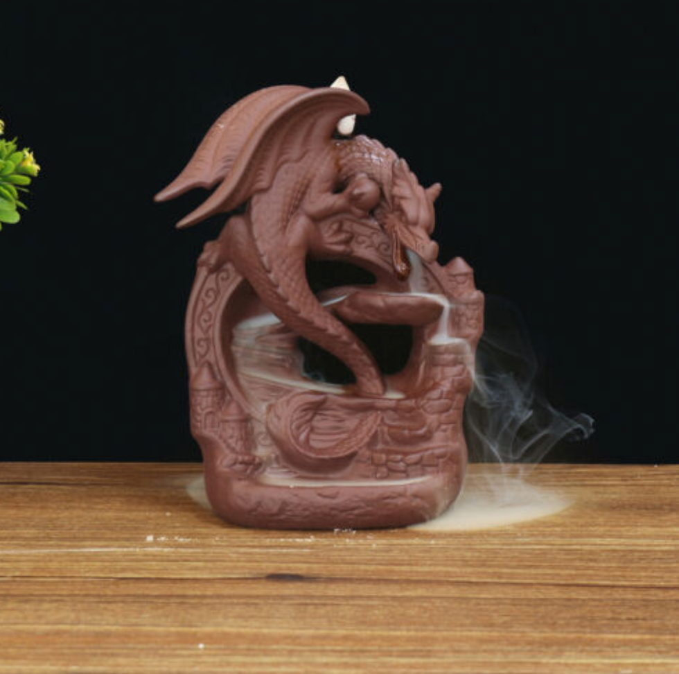 Dragon's Arch Castle Backflow Incense Burner - Shanghai Stock
