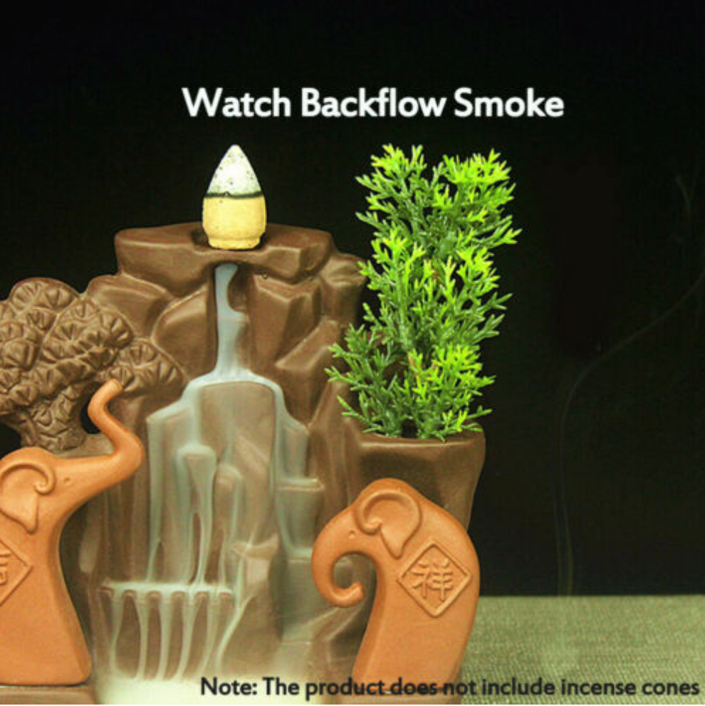 Auspicious Elephant Backflow Incense Burner - Shanghai Stock