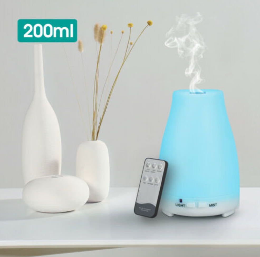 Ultrasonic Aromatherapy Diffuser Electric Air Humidifier 200 ml