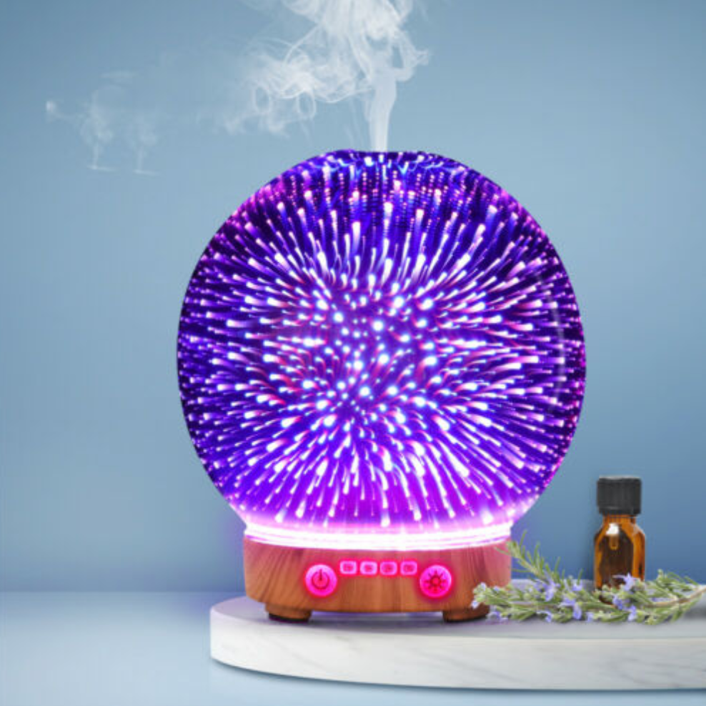 Buddha Stone 100ml Ultrasonic Diffuser Humidifier LED Night Light