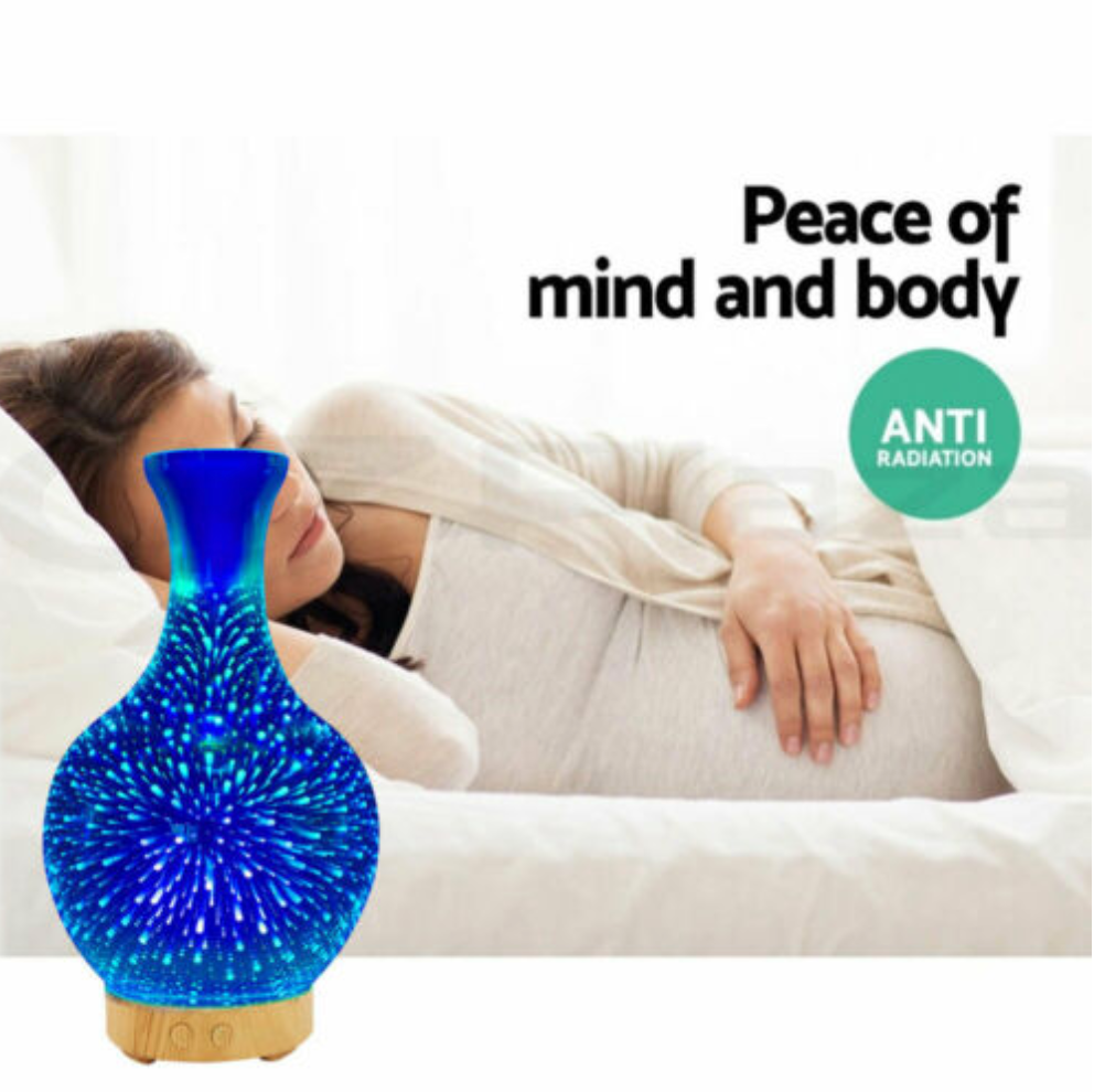 Fireworks 100ml Ultrasonic Diffuser Humidifier LED Night Light