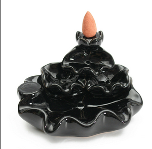 Lotus Backflow Incense Burner Ceramic - Shanghai Stock