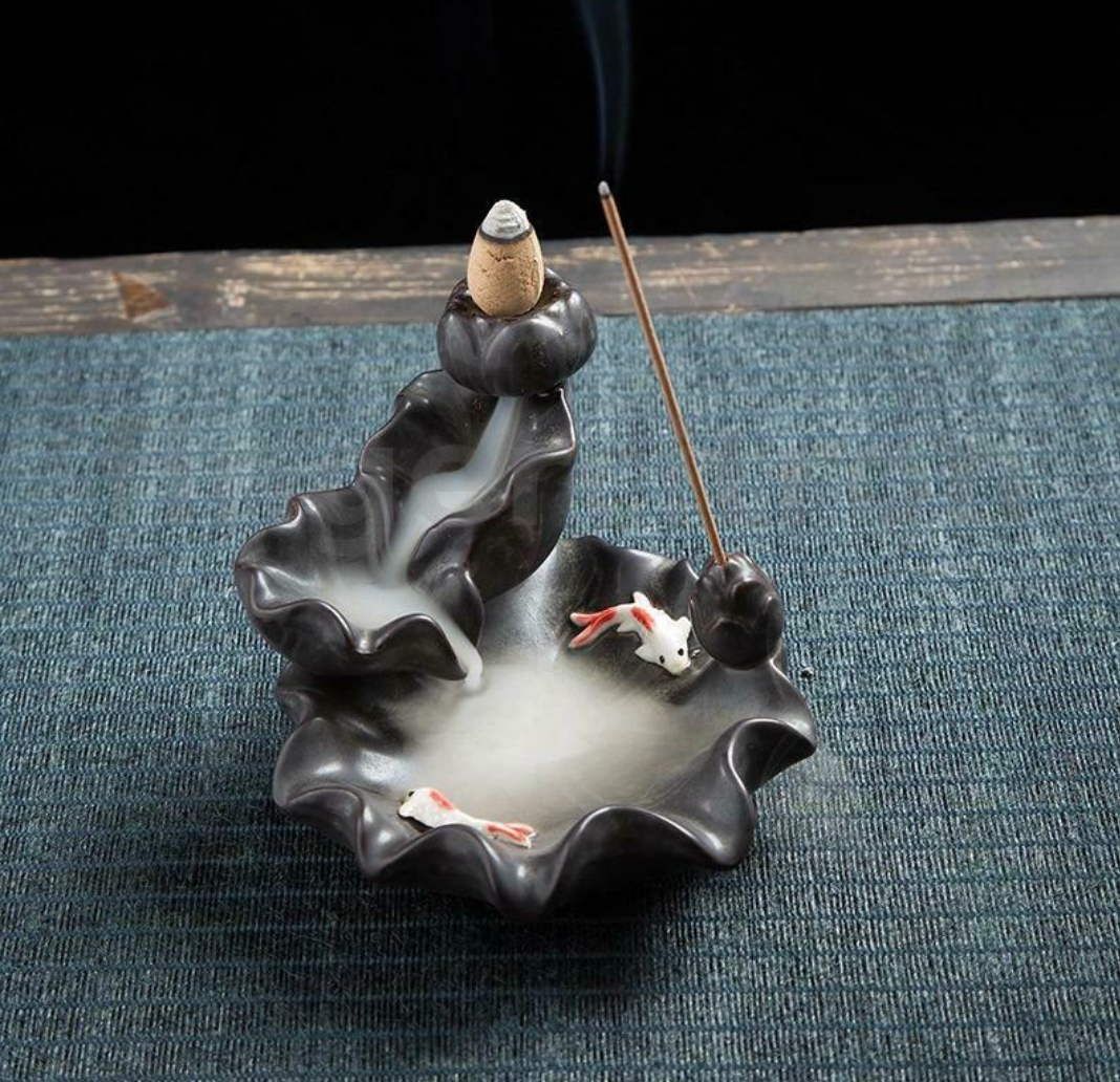 Fish Love Backflow Incense Burner - Shanghai Stock