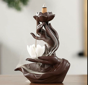 Buddha Lotus Backflow Incense Burner