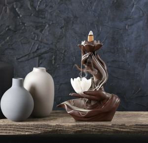 Buddha Lotus Backflow Incense Burner