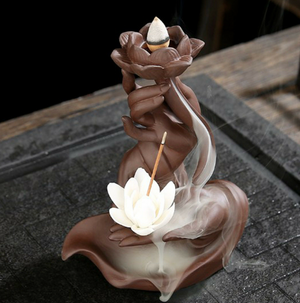 Buddha Lotus Backflow Incense Burner