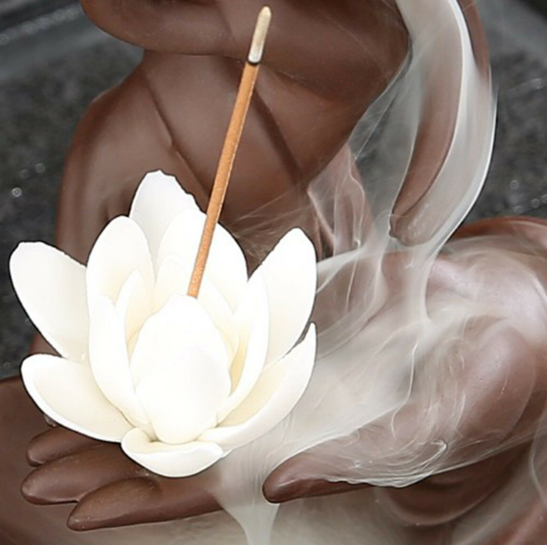 Buddha Lotus Backflow Incense Burner