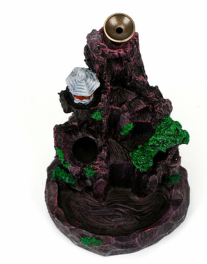 Resin Mountain Waterfall Backflow Incense Burner