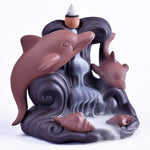 Dolphin Backflow Incense Burner - Shanghai Stock