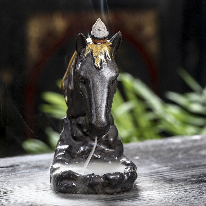 Horse Backflow Incense Burner - Shanghai Stock