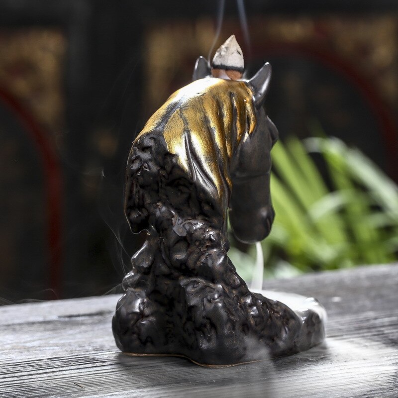 Horse Backflow Incense Burner - Shanghai Stock
