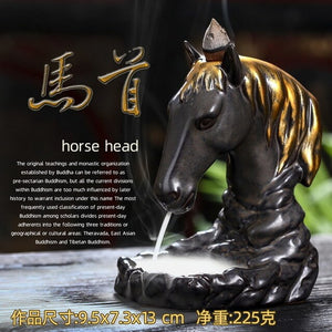 Horse Backflow Incense Burner - Shanghai Stock