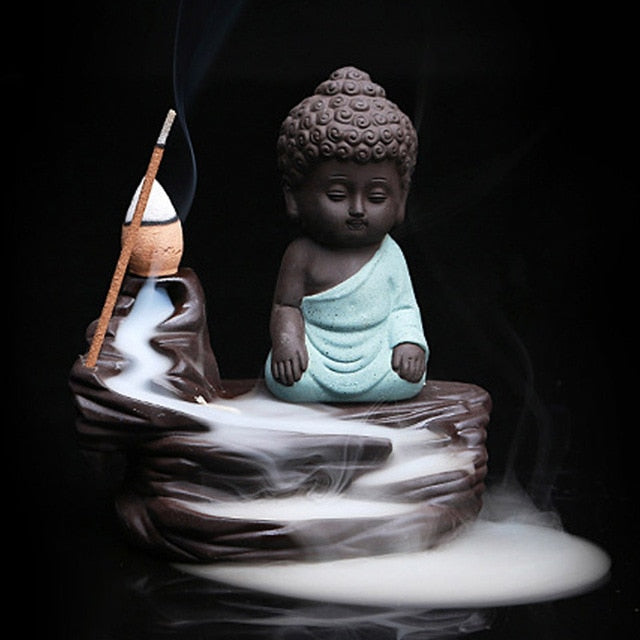 Little Monk Stick and Backflow Incense Burner - Shanghai Stock