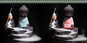 Little Monk Stick and Backflow Incense Burner - Shanghai Stock