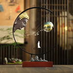 Creative Zen Buddha Backflow Incense Burner - Shanghai Stock