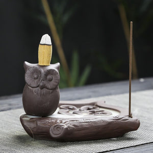 Zen Owl Backflow Incense Burner - Shanghai Stock