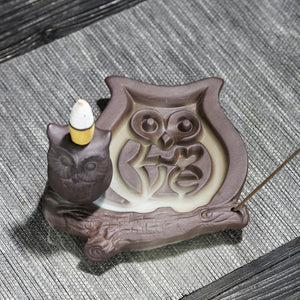 Zen Owl Backflow Incense Burner - Shanghai Stock