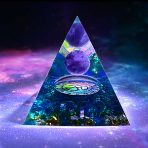 Orgone Pyramid Ohm- Handmade