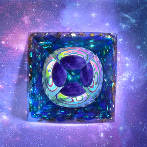 Orgone Pyramid Ohm- Handmade