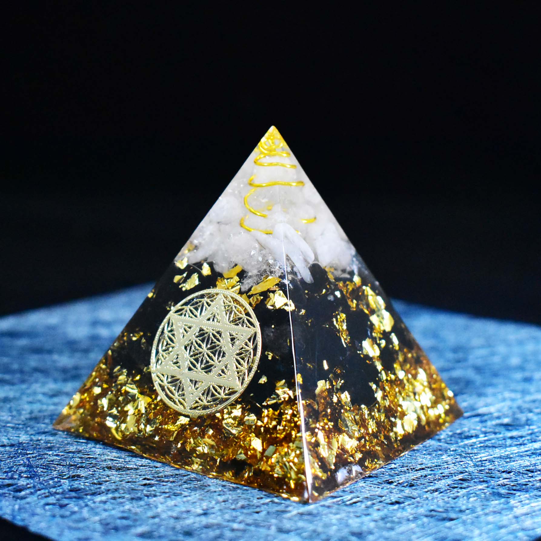 Orgone Pyramid Ajna Chakra - Handmade