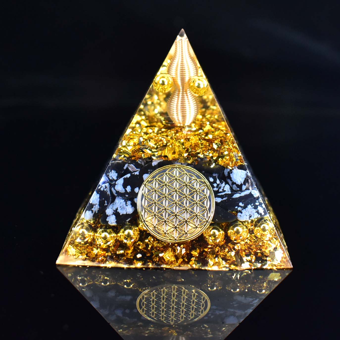 Orgone Pyramid Fortune - Handmade