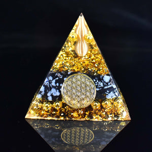 Orgone Pyramid Fortune - Handmade