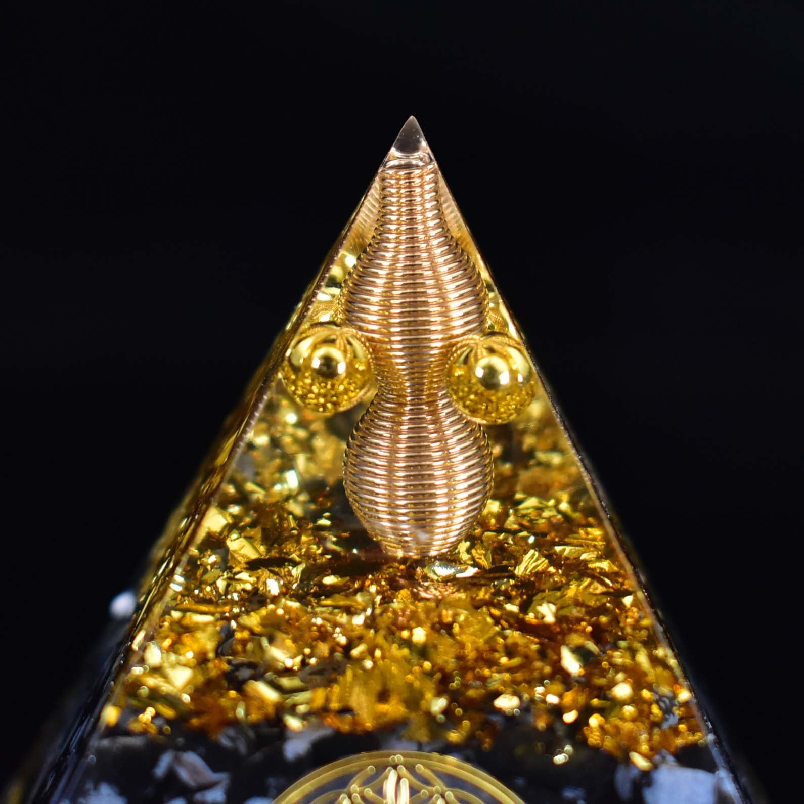 Orgone Pyramid Fortune - Handmade