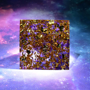 Orgone Pyramid Amethyst Crystal - Handmade