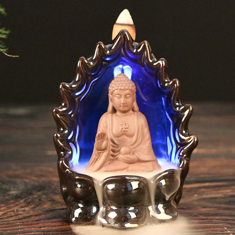 Buddha Temple Backflow Incense Burner - Shanghai Stock