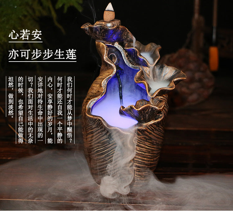 Mountain Stream Backflow Incense Burner - Shanghai Stock