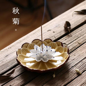 Lotus Stick Incense Burner Holder - Shanghai Stock