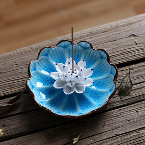 Lotus Stick Incense Burner Holder - Shanghai Stock