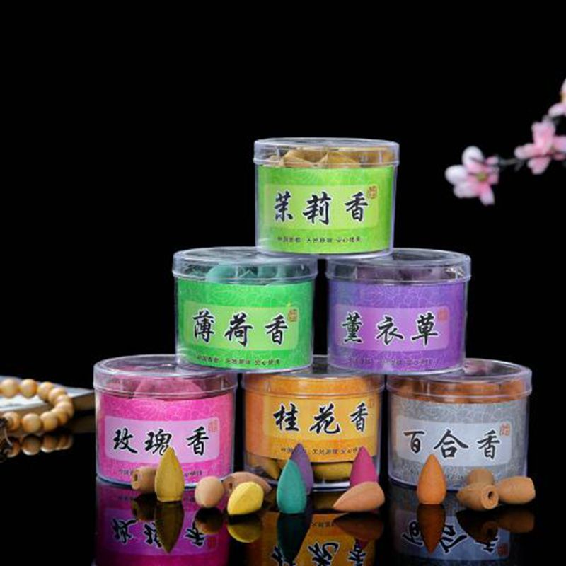 50 pcs Aromatic Cones for Backflow Incense Burner