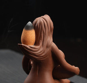 Clay Beauty Backflow Incense Burner - Shanghai Stock