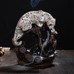 White Leopard Backflow Incense Burner - Shanghai Stock