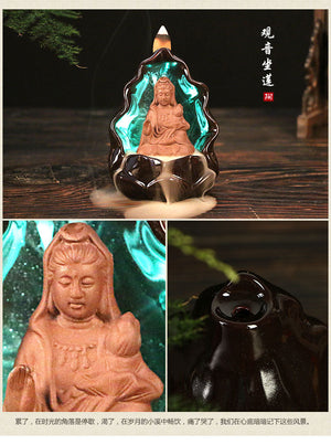Buddha Temple Backflow Incense Burner - Shanghai Stock