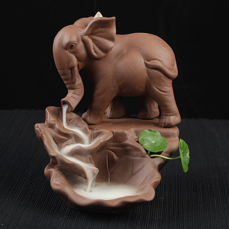 Elephant Backflow Incense Burner - Shanghai Stock