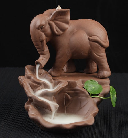 Elephant Backflow Incense Burner - Shanghai Stock