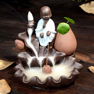 Monk Backflow Incense Burner - Shanghai Stock