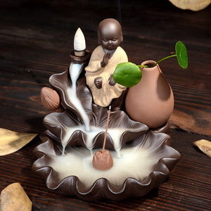 Monk Backflow Incense Burner - Shanghai Stock