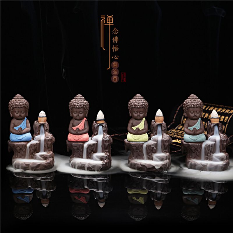 The Little Monk Backflow Incense Burner