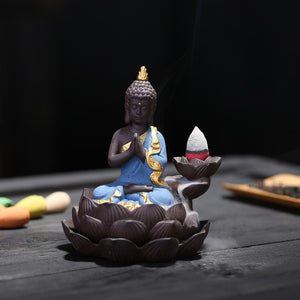 Golden Buddha Backflow Incense Burner - Shanghai Stock