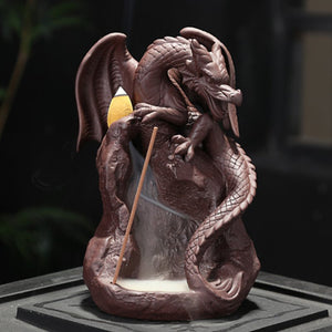 Dragon & the Mountain Backflow Incense Burner - Shanghai Stock