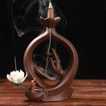 Finger with Lotus Flower Backflow Incense Burner - Shanghai Stock