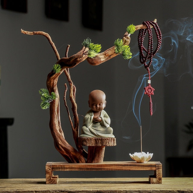 Monk Censer Stick Incense Burner - Shanghai Stock