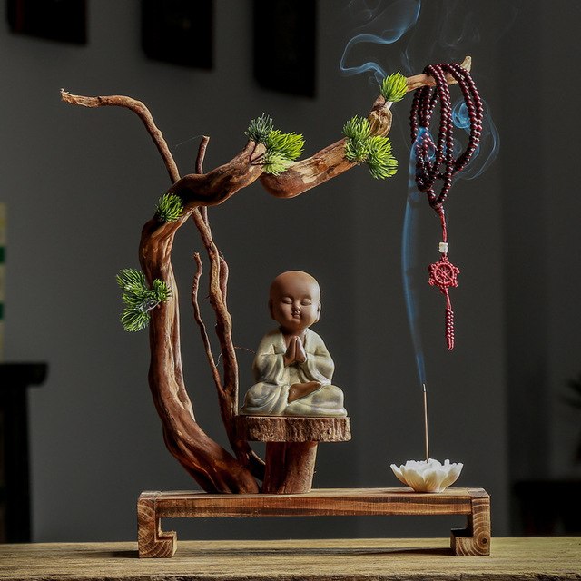 Monk Censer Stick Incense Burner - Shanghai Stock